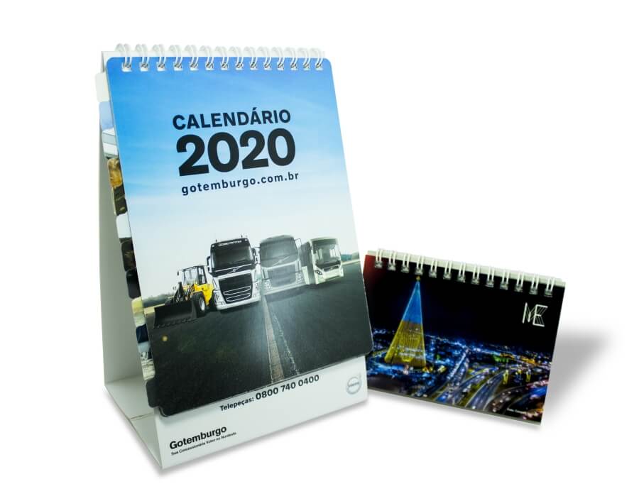 Calendário 2020